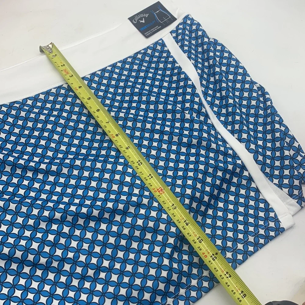 Callaway Golf NWT Blue Sea Star Pattern Golf Skort size Large - Picture 13 of 14